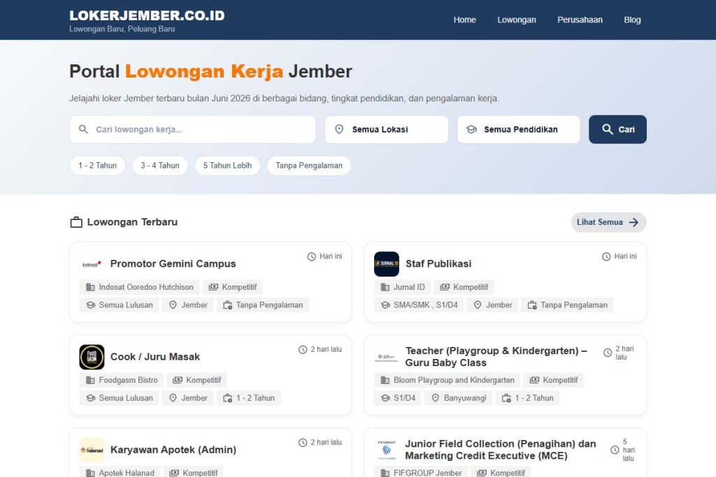 lokerjember.co.id
